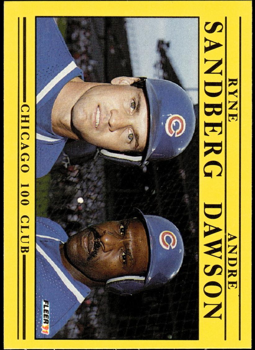1991 Fleer Baseball Ryne Sandberg #713
