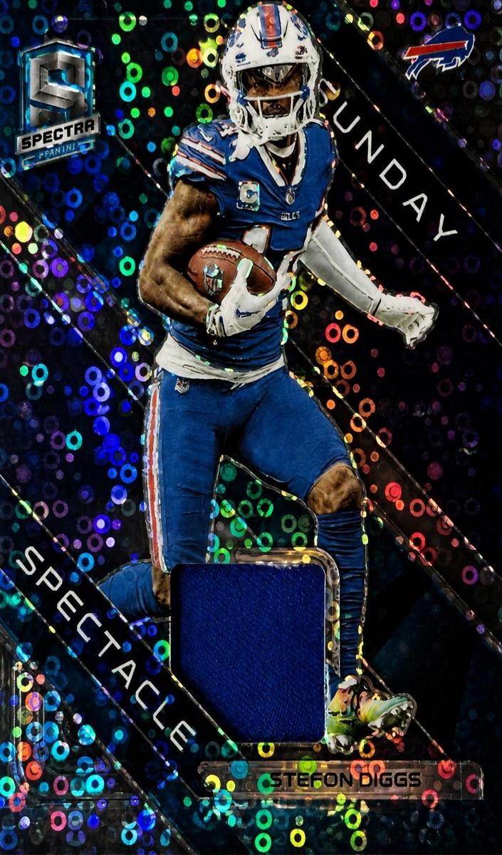 2023 Panini Spectra Football Neon Blue Stefon Diggs #SS-SDI