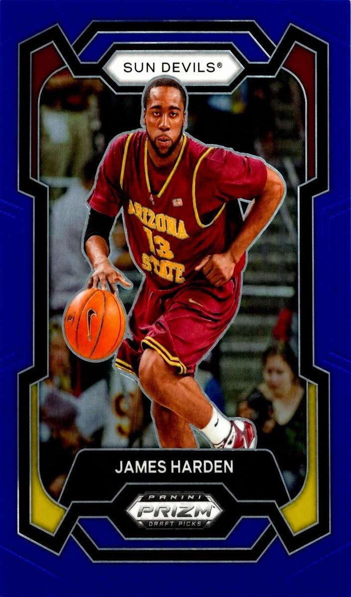 2024 Panini Prizm Draft Picks Basketball Blue James Harden #41