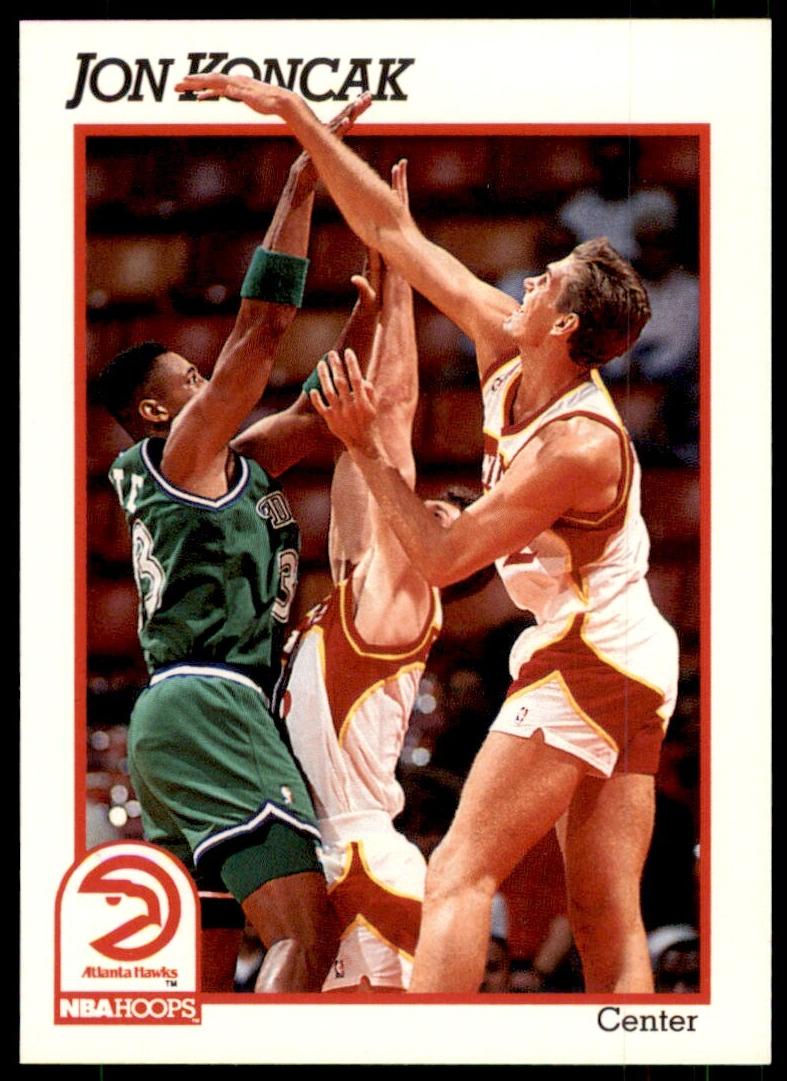 1991 Hoops Basketball Jon Koncak #333 PSA 9