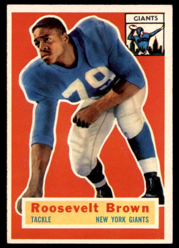 1956 Topps Football Roosevelt Brown #41 PSA 6.5