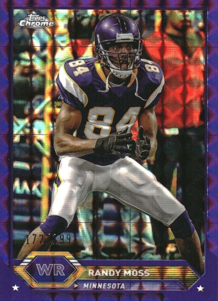 2023 Topps Composite Football Purple Geometric Randy Moss #13