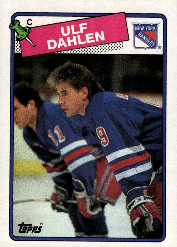 1988 Topps Hockey Ulf Dahlen #47 PSA 8.5