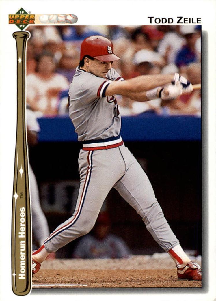 1992 Upper Deck Baseball Todd Zeile #HR26