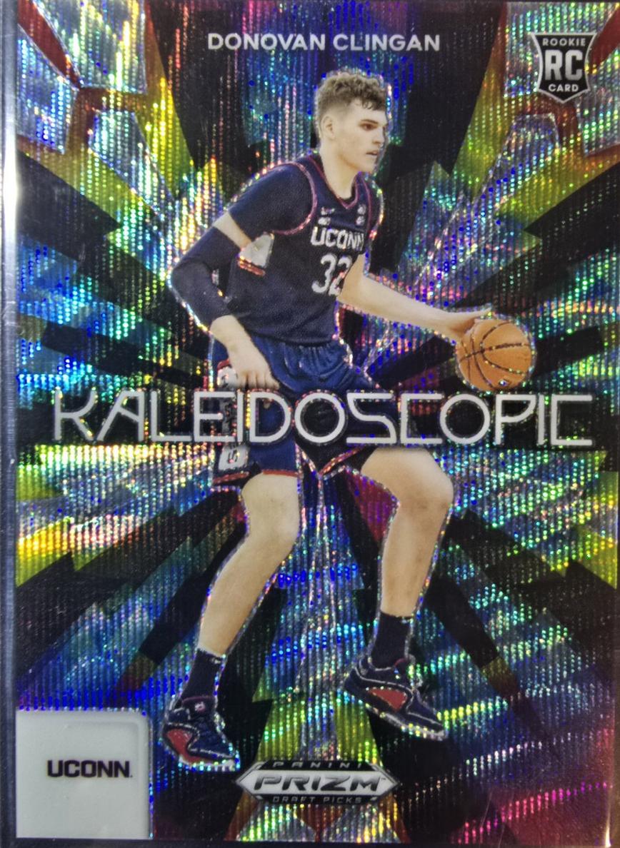 2024 Panini Prizm Draft Picks Basketball Wave Donovan Clingan #13 PSA 10