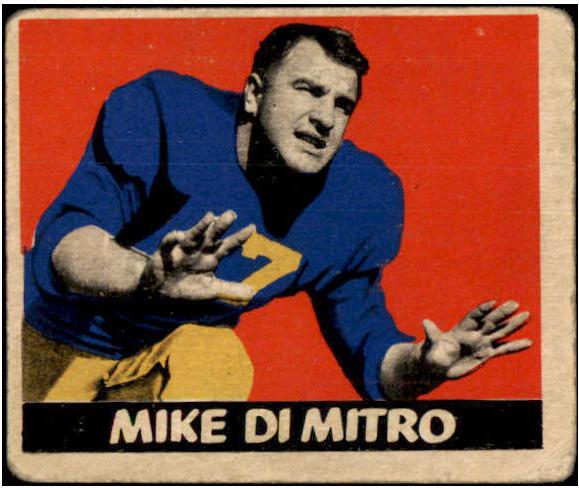 1948 Leaf Football Mike Dimitro #51 PSA 3