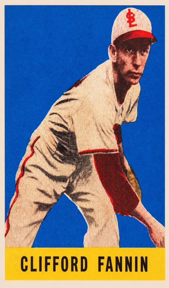 1948 Leaf Baseball Cliff Fannin #123