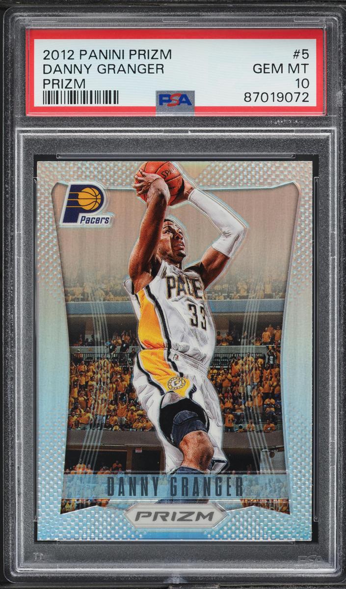 2012 Panini Prizm Basketball Silver Prizm Danny Granger #5 PSA 9