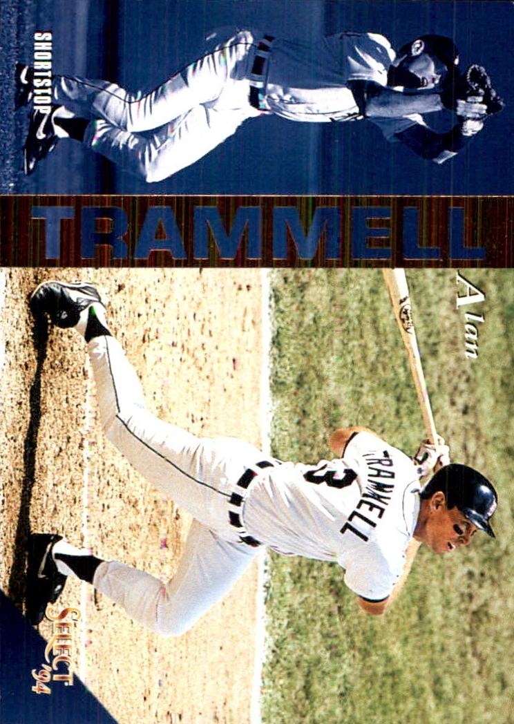 1994 Select Baseball Alan Trammell #285 PSA 8
