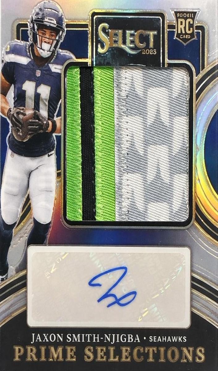 2023 Panini Prizm Football Silver Jaxon Smith-Njigba #RPA-JSN PSA 10