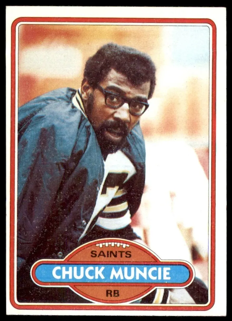 1980 Topps Football Chuck Muncie #40