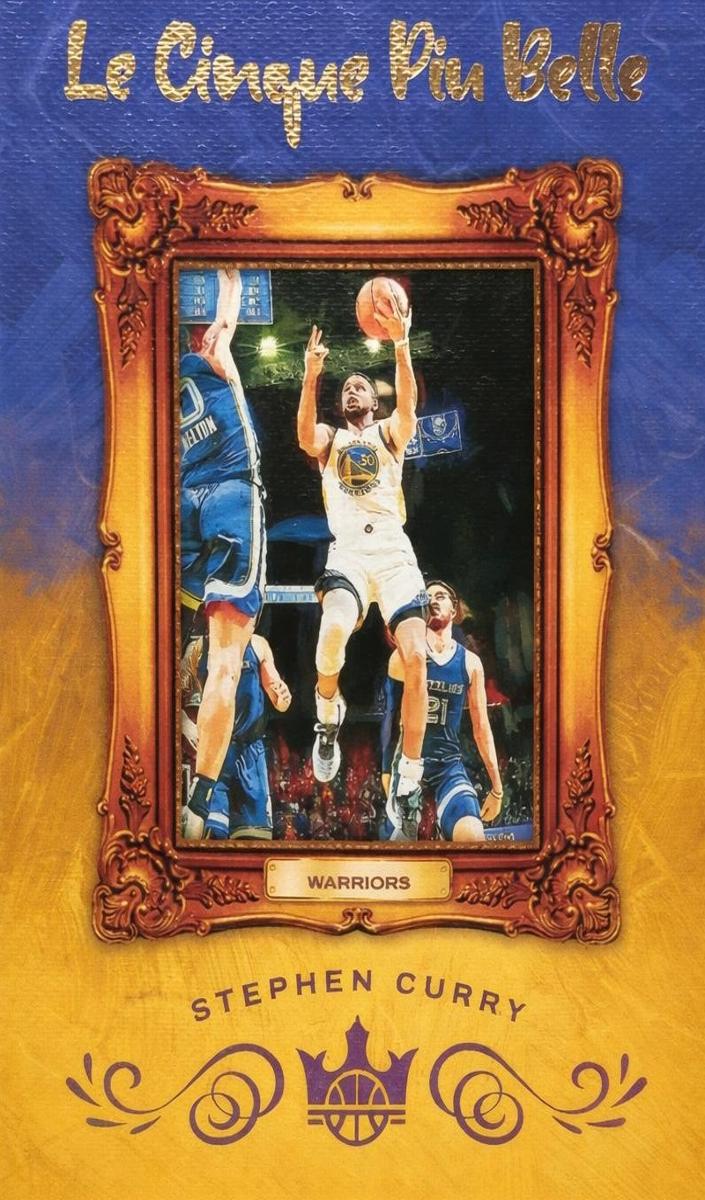 2021 Panini Court Kings Basketball Stephen Curry #6 PSA 8.5