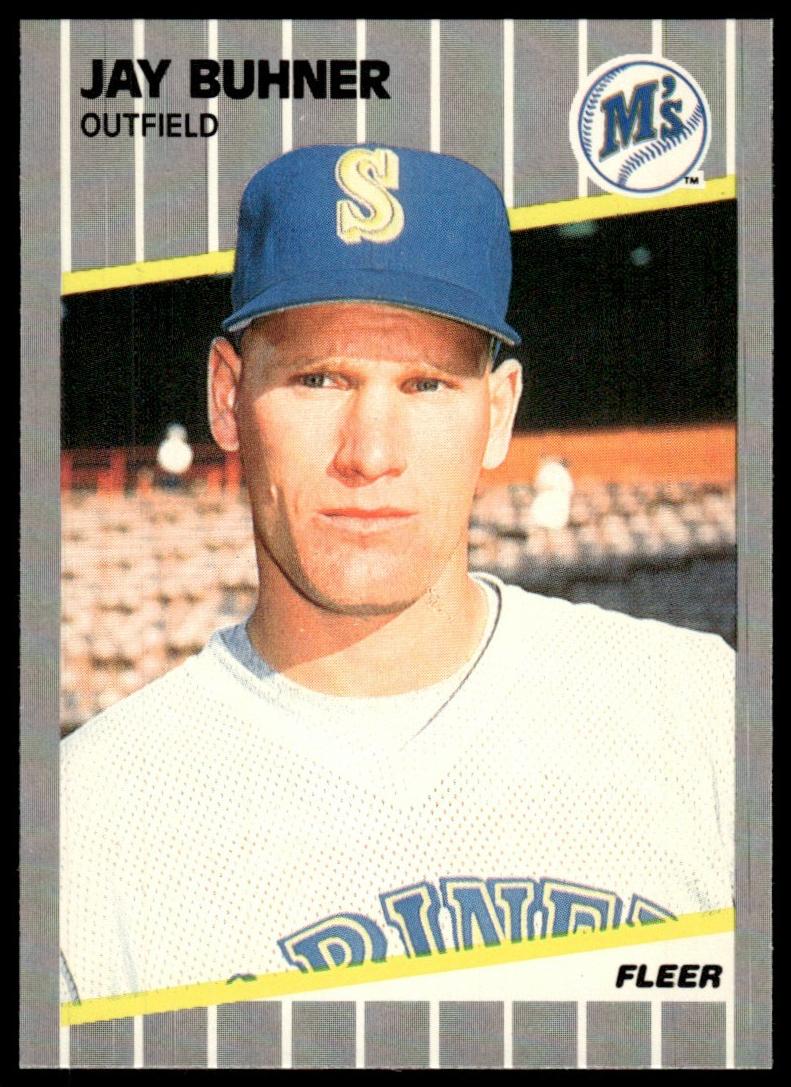1989 Fleer Baseball Jay Buhner #542 PSA 10