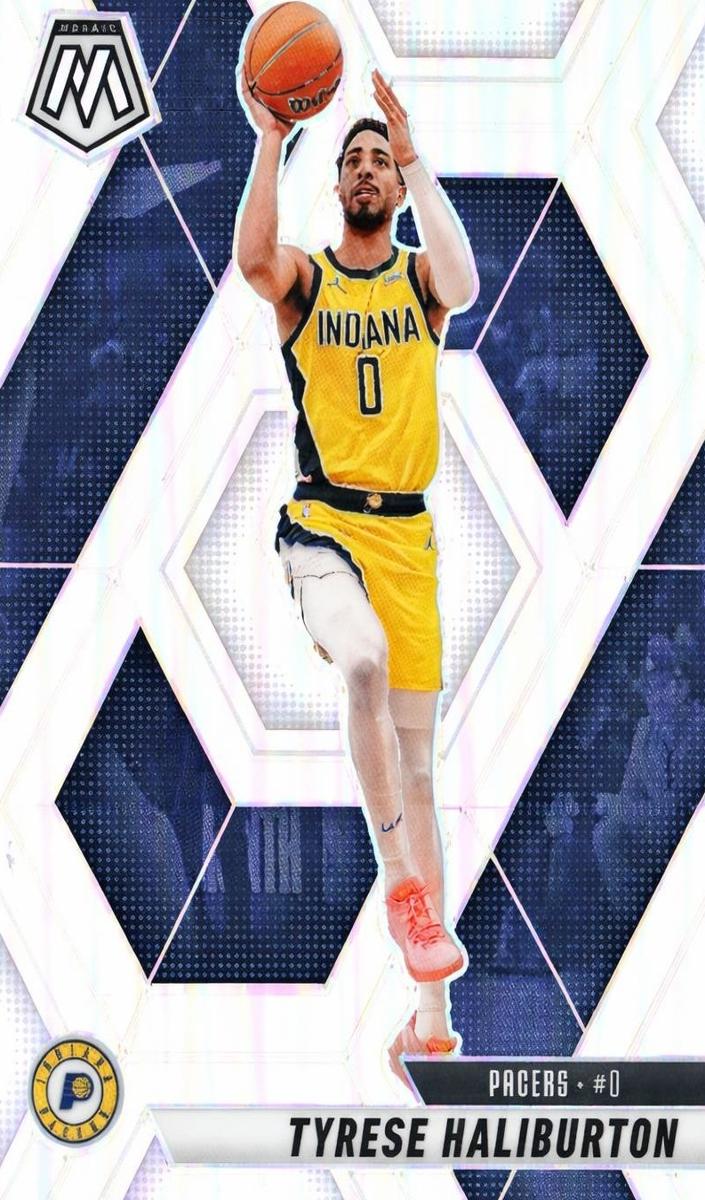 2024 Panini Mosaic Basketball Silver Tyrese Haliburton #85