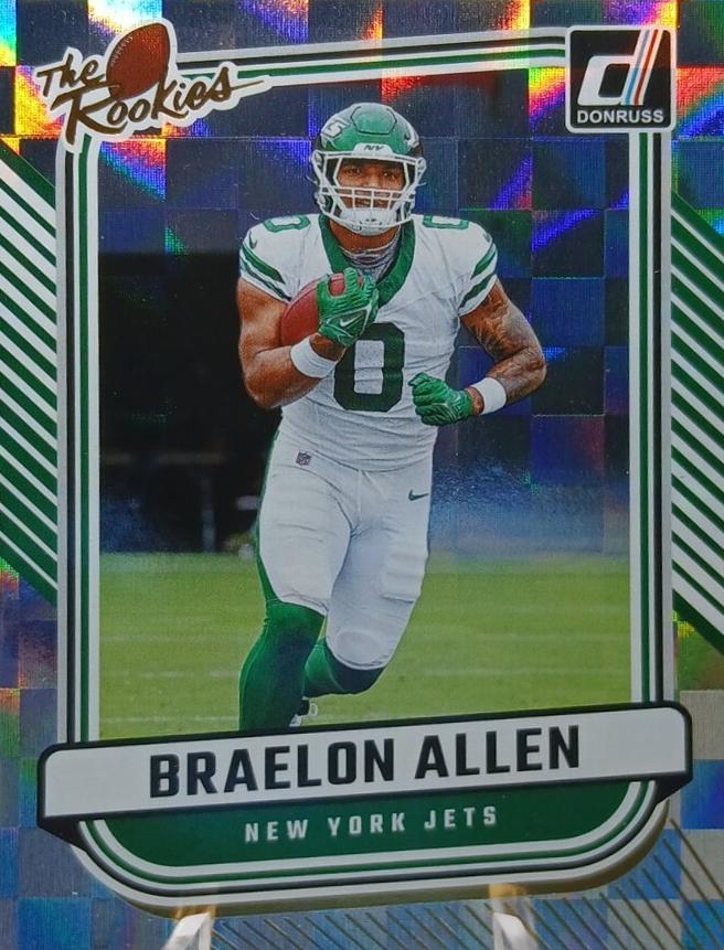 2024 Panini Donruss Football Braelon Allen #TR-27 SGC 10
