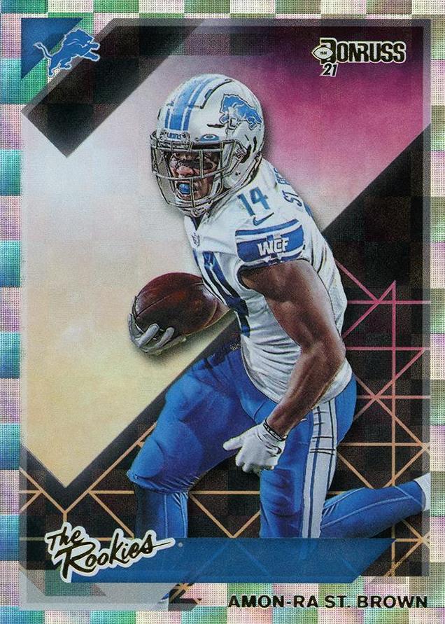 2021 Panini Donruss Football Amon-Ra St. Brown #TR-ASB PSA 9