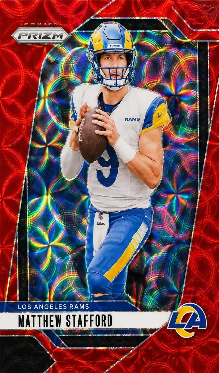 2024 Panini Prizm Football Choice Red Matthew Stafford #166