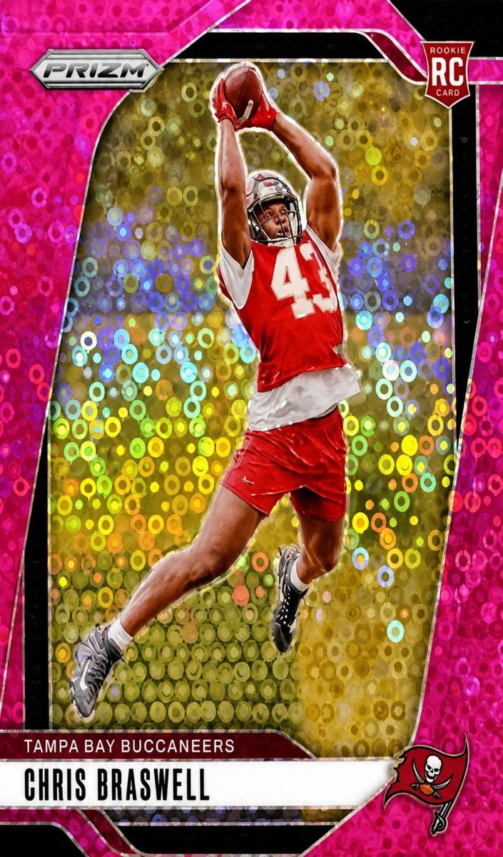 2024 Panini Prizm Football No Huddle Pink Chris Braswell #320