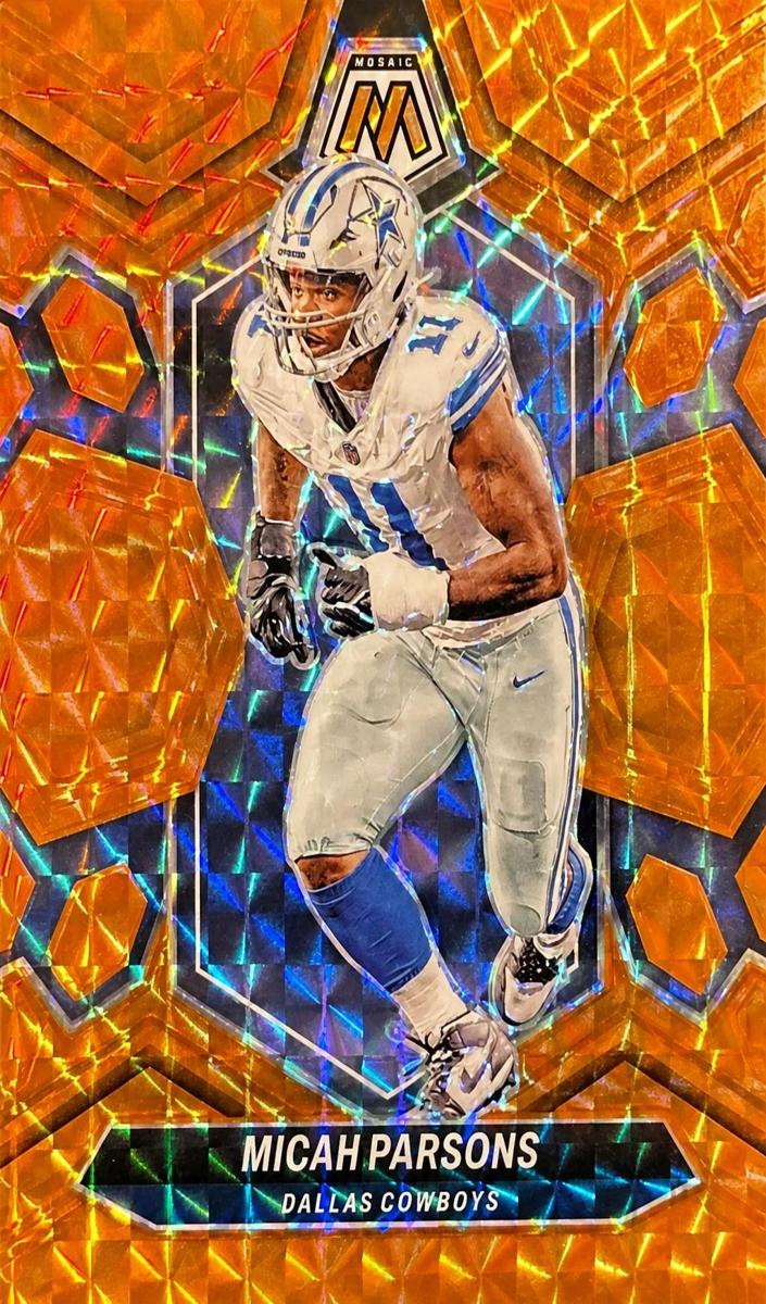 2024 Panini Mosaic Football Orange Micah Parsons #62