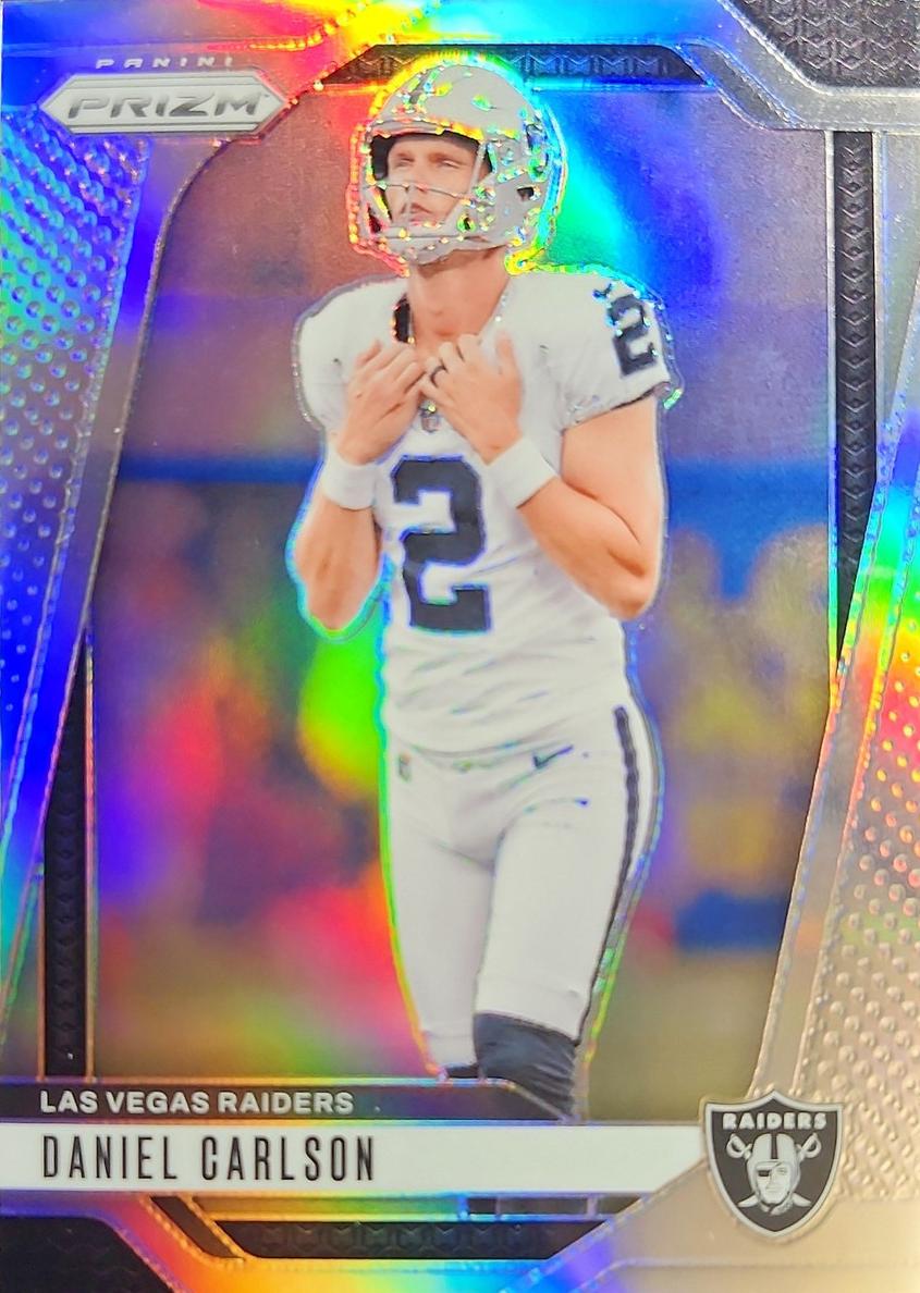 2024 Panini Prizm Football Silver Daniel Carlson #153