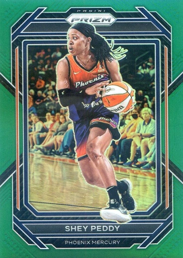 2023 Panini Prizm WNBA Basketball Green Shey Peddy #110