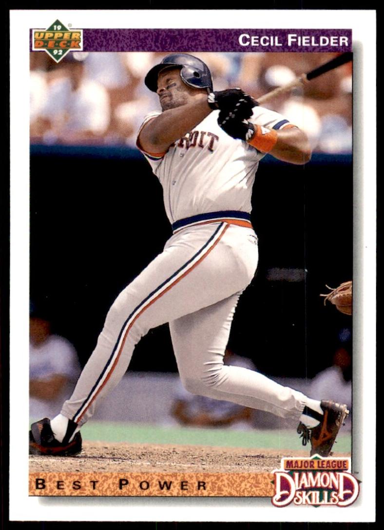1992 Upper Deck Baseball Cecil Fielder #647