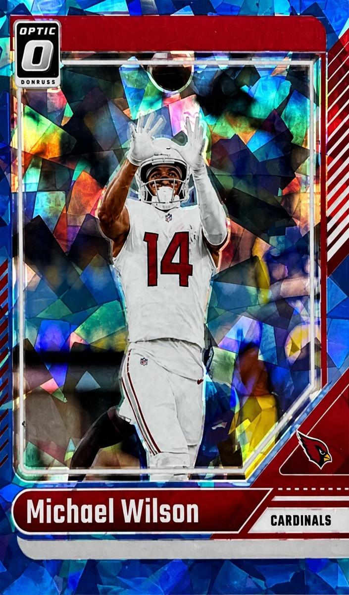 2024 Donruss Optic Football Ice Michael Wilson #3 PSA 10