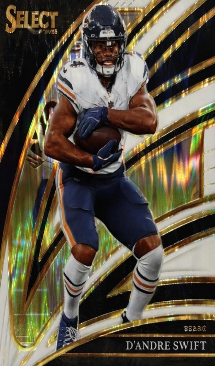 2025 Panini Select Football White Shock D'Andre Swift #272