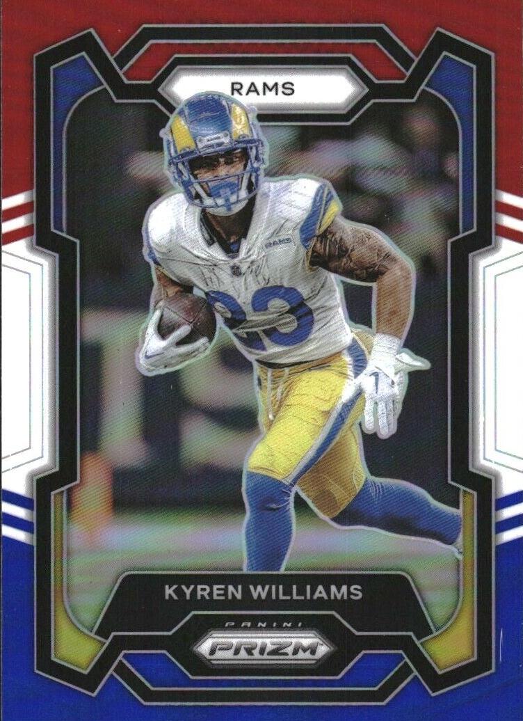 2023 Panini Prizm Football Red White Blue Kyren Williams #167
