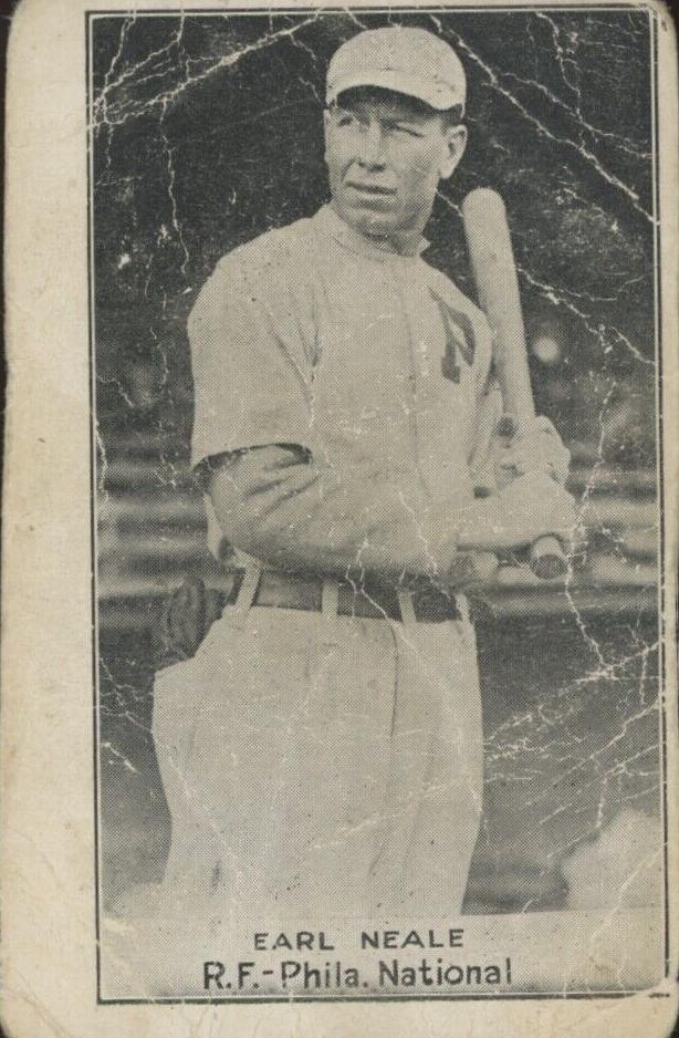 1921 National Caramel E220 Baseball Earl Neale #NNO
