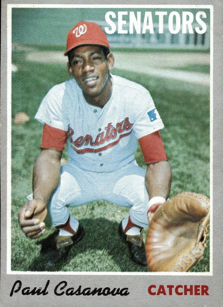 1970 Topps Baseball Paul Casanova #84 PSA 9