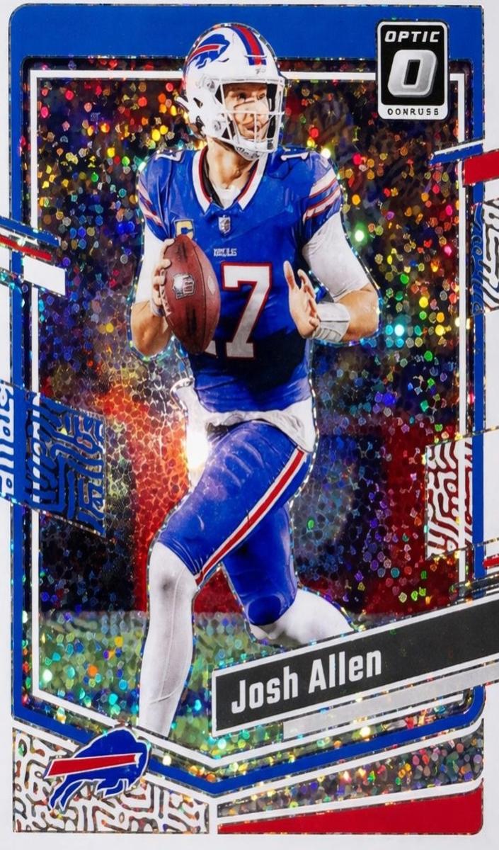 2023 Donruss Optic Football White Sparkle Josh Allen #22 PSA 8.5