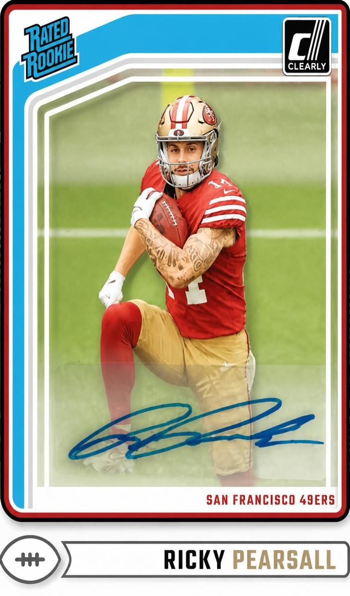 2024 Panini Clearly Donruss Football Ricky Pearsall #65