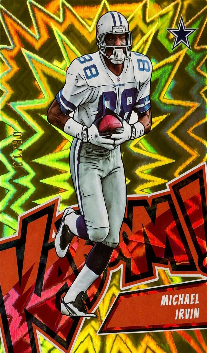 2023 Panini Absolute Football Gold Michael Irvin #K36
