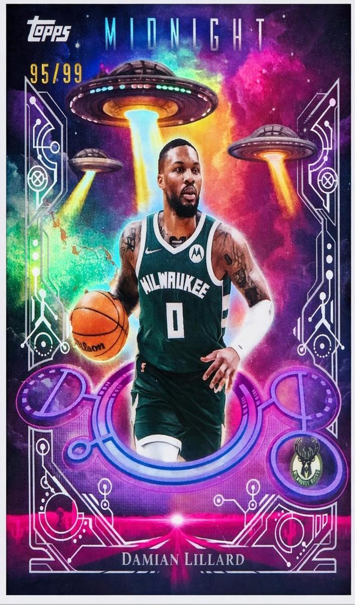 2025 Topps Midnight Basketball Twilight Damian Lillard #DD-12
