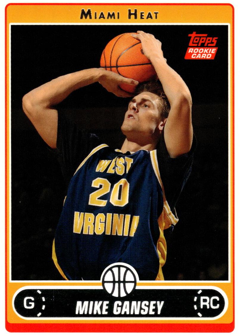 2006 Topps Basketball Mike Gansey #260