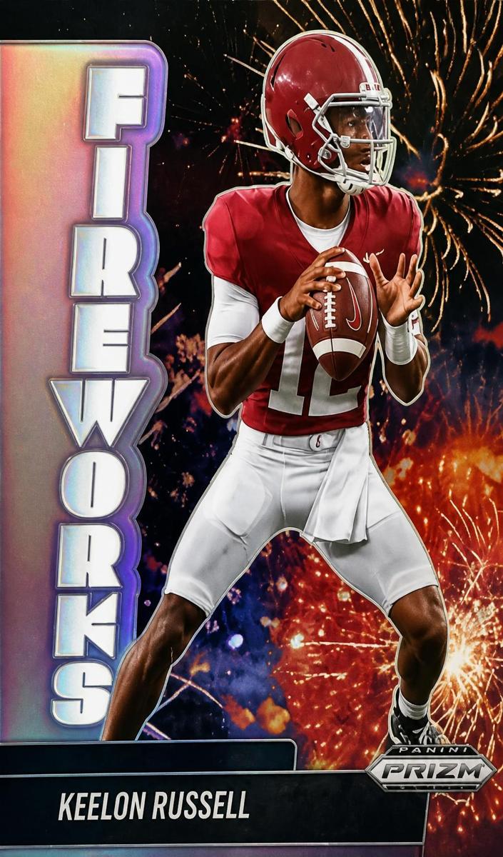 2025 Panini Prizm Black Football Silver Keelon Russell #2