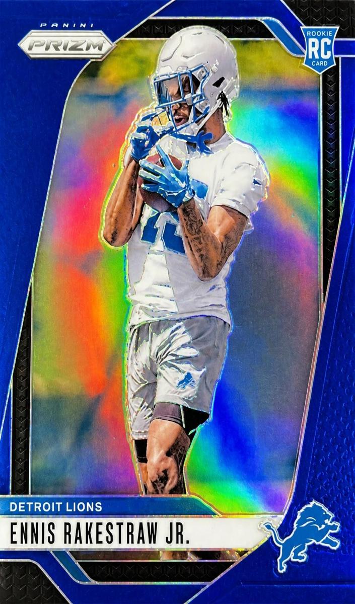 2024 Panini Prizm Football Blue Ennis Rakestraw Jr. #332