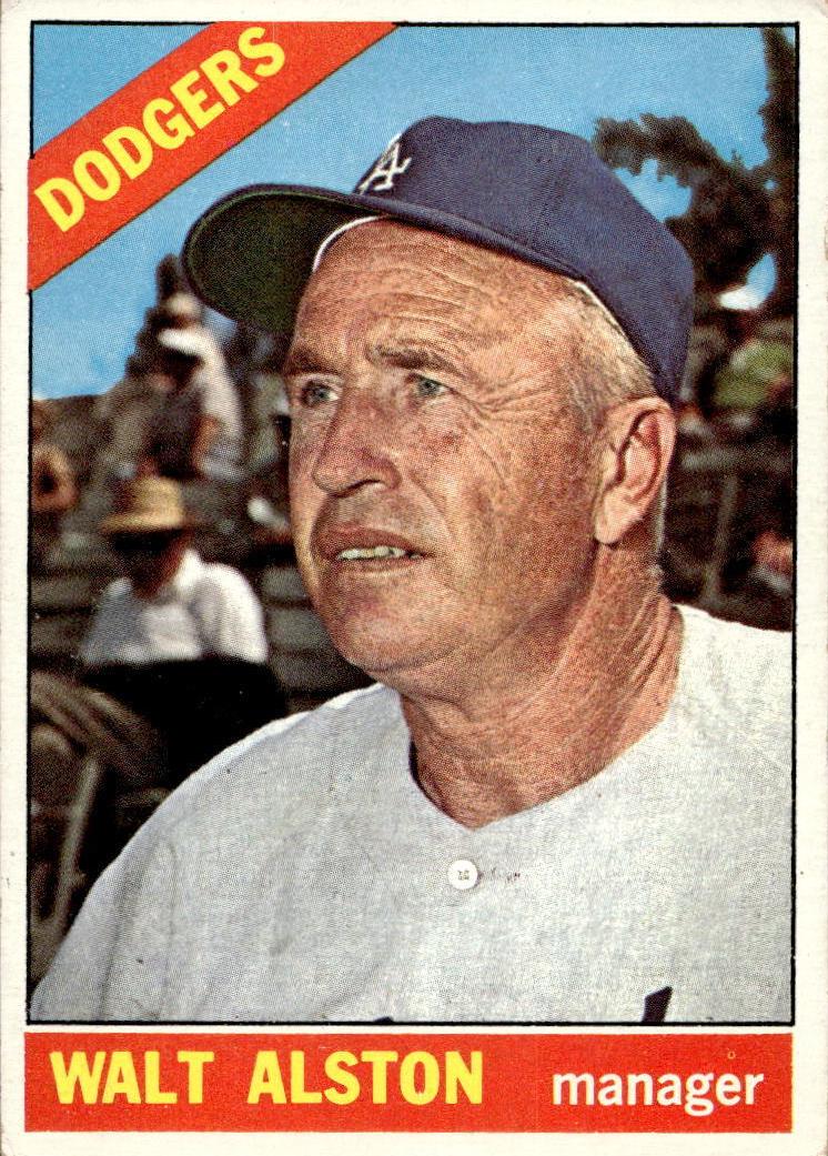1966 Topps Baseball Walt Alston #116 PSA 8.5