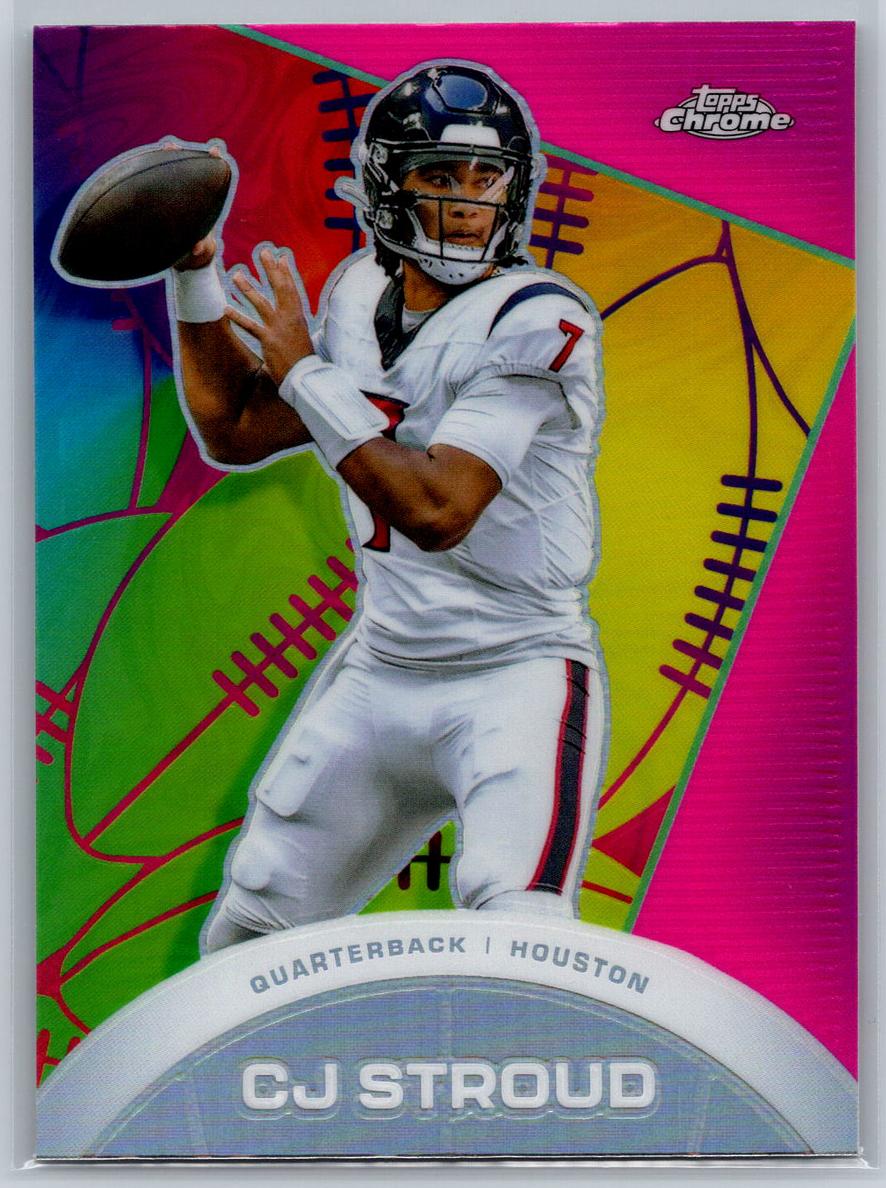 2023 Topps Composite Football Pink Refractor C.J. Stroud #CAE-23 PSA 10