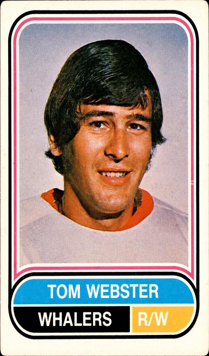 1975 O-Pee-Chee WHA Hockey Tom Webster #95 PSA 9