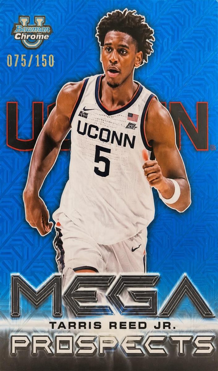 2025 Bowman Mega Box Basketball Blue Mojo Refractor Tarris Reed Jr. #MP-17
