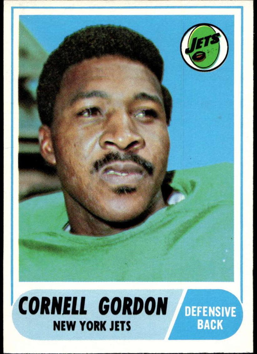 1968 Topps Football Cornell Gordon #91