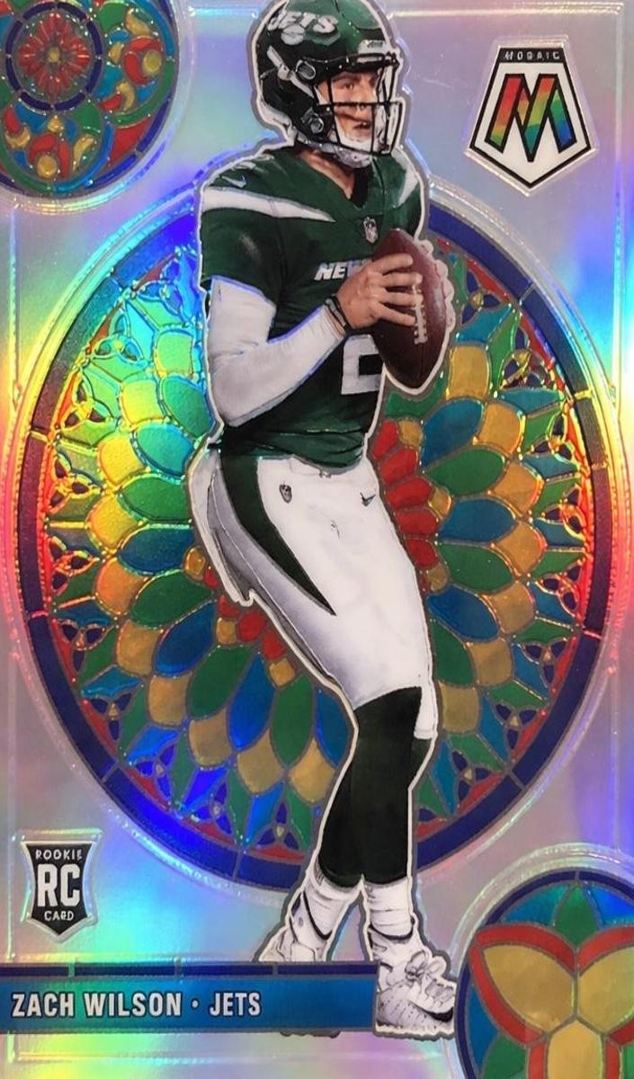 2021 Panini Mosaic Football Zach Wilson #GM-22