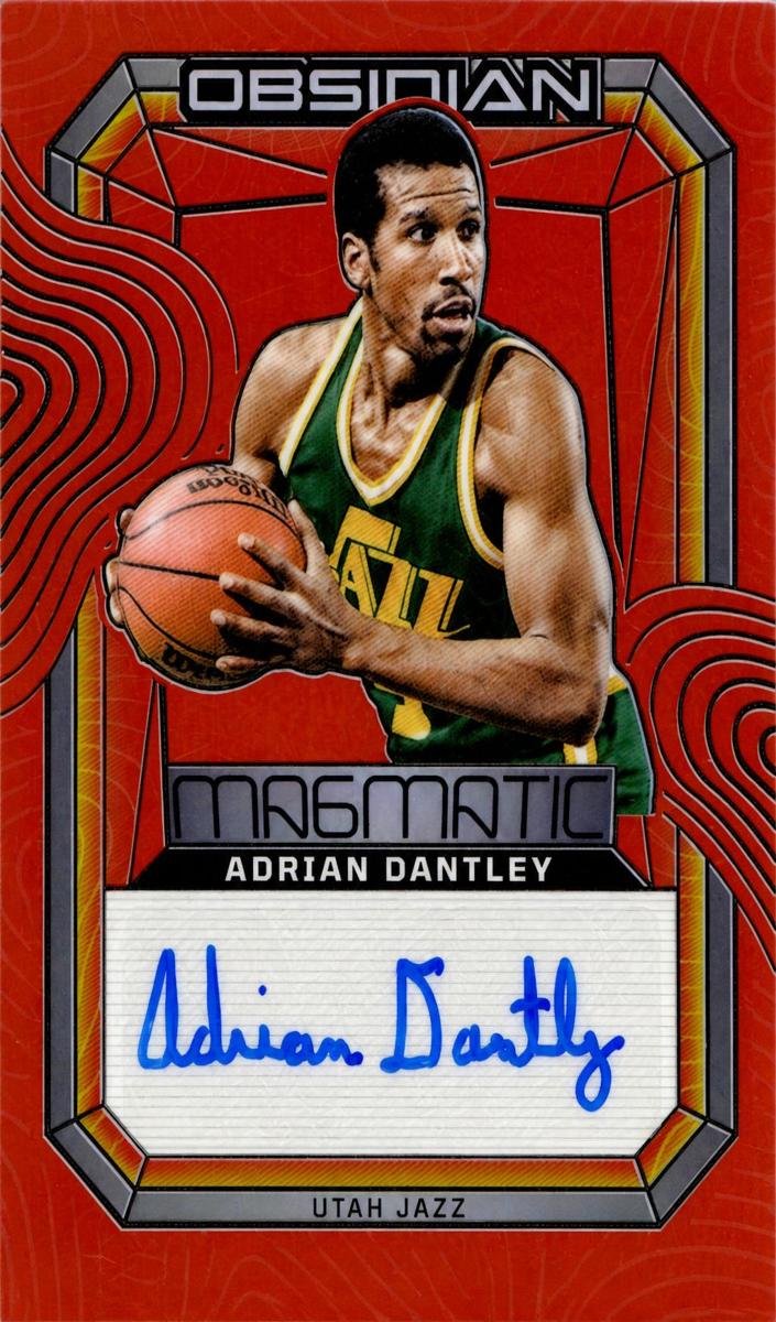 2023 Panini Obsidian Basketball Electric Etch Orange Flood Adrian Dantley #MS-DAN