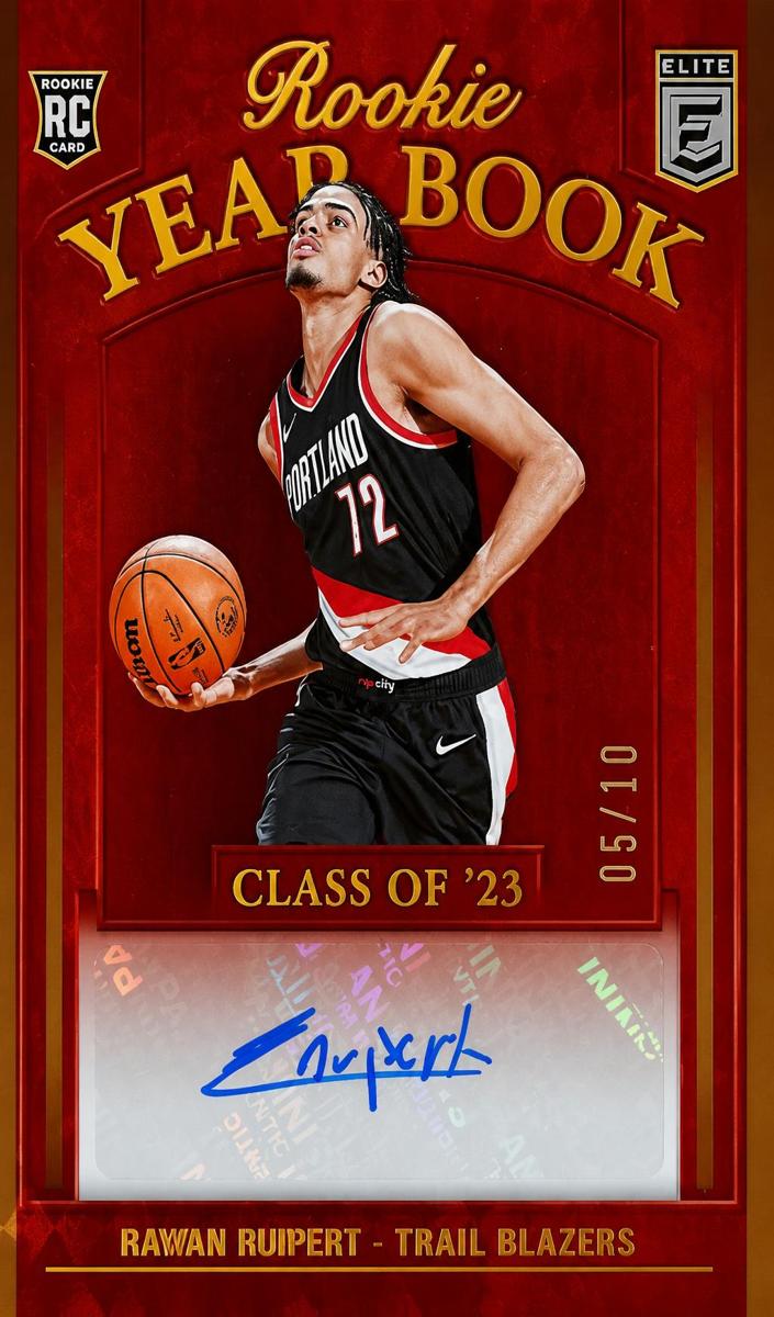 2023 Donruss Elite Basketball Gold Rayan Rupert #RYB-RAY