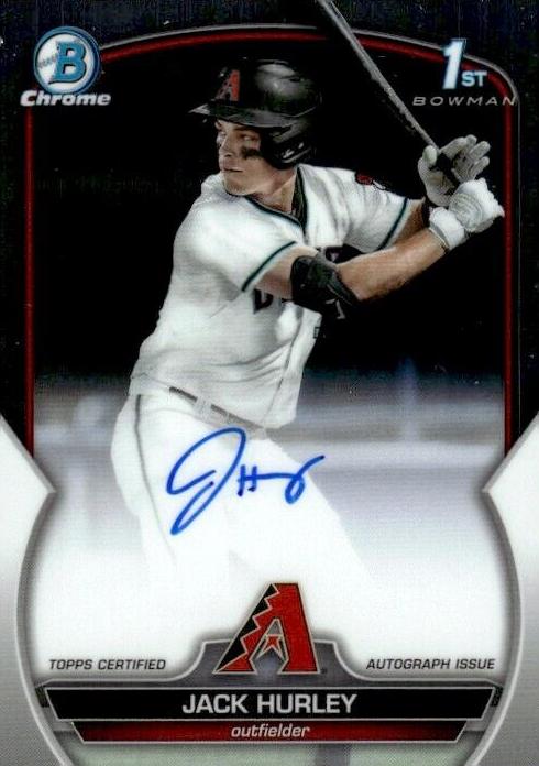 2023 Bowman Draft Chrome Baseball Jack Hurley #CDA-JH PSA 10
