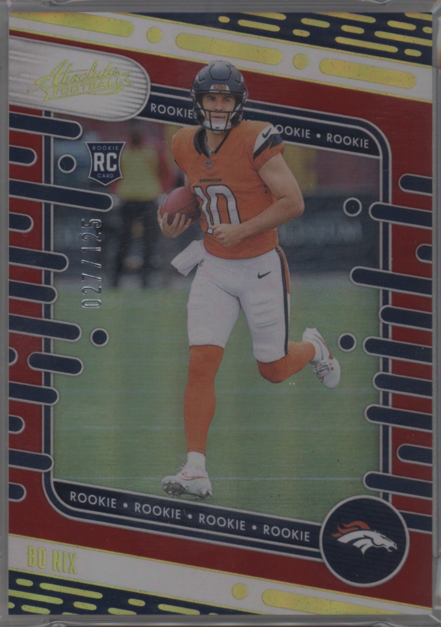 2024 Panini Absolute Football Spectrum Red Bo Nix #112