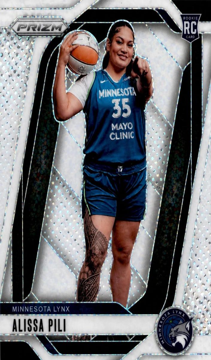 2024 Panini Prizm WNBA Basketball White Sparkle Alissa Pili #150