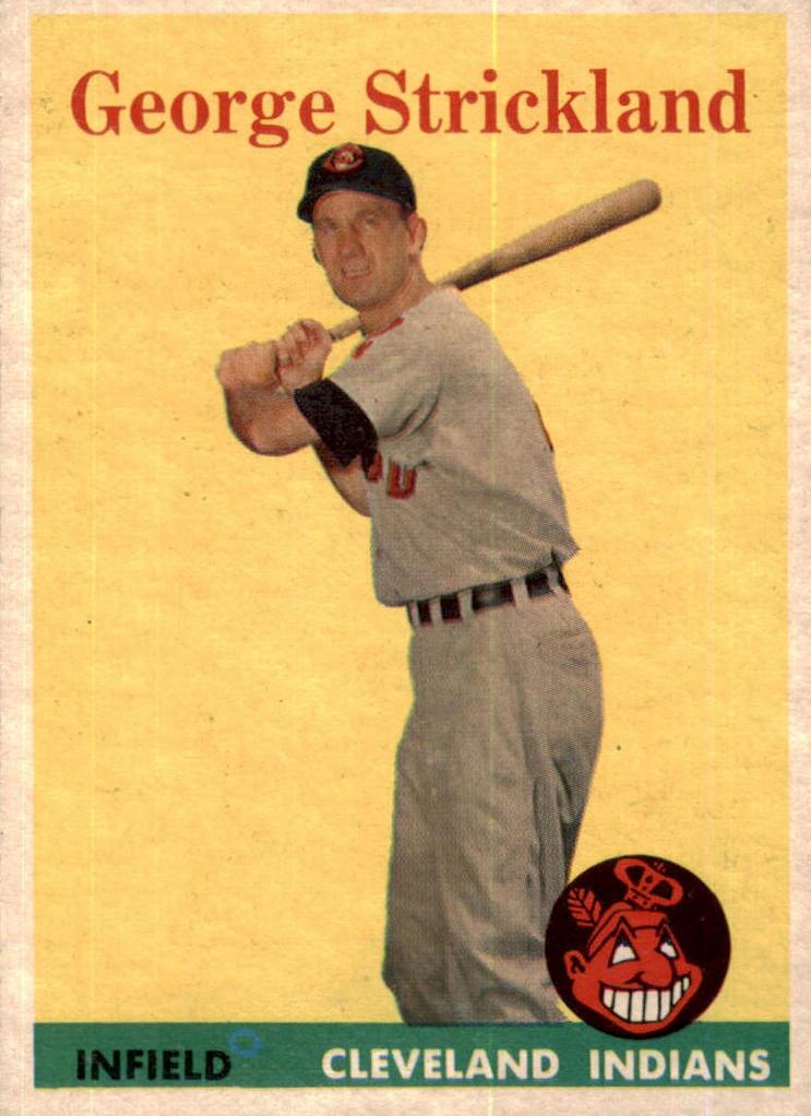 1958 Topps Baseball George Strickland #102